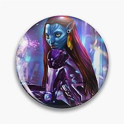 Cyberpunk Neytiri Pin