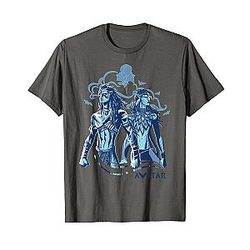 Avatar: Fire and Ash Jake Sully Neytiri Stand Together T-Shirt