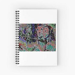 James Cameron and Neytiri Iliusionistic Art Spiral Notebook