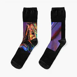 Avatar Neytiri Pandora Warrior T-Shirt - Sci-Fi Alien Archery Fan Art Socks