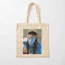 Crouched Neytiri Cotton Tote Bag