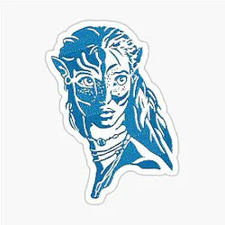 Neytiri Embroidery Stickers