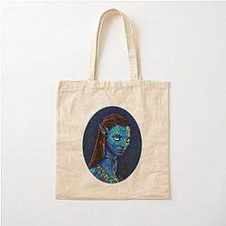 Neytiri Oval Frame Cotton Tote Bag