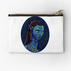 Neytiri Oval Frame Zipper Pouch