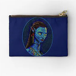 Neytiri Oval Frame Zipper Pouch