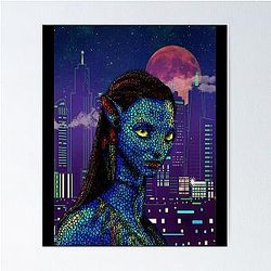 Neytiri in New York City Classic Poster