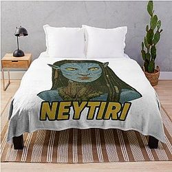 Avatar Neytiri Throw Blanket