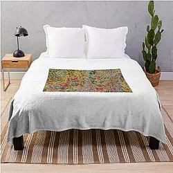 Neytiri Gold Dance Illusion Art Throw Blanket