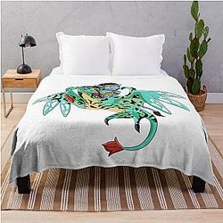 Neytiri on chibi Throw Blanket