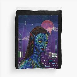 Neytiri in New York City Classic Duvet Cover
