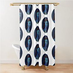Neytiri Oval Frame Shower Curtain