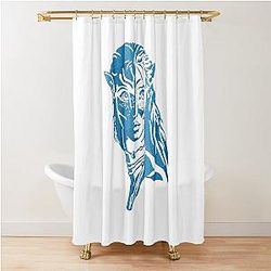 Neytiri Embroidery Shower Curtain
