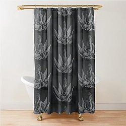 Copie Avatar Neytiri Chalk Drawing 2020 Shower Curtain