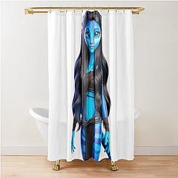 Neytiri Warrior Princess Avatar Shower Curtain