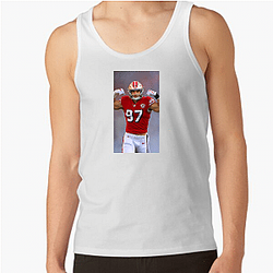 Nick Bosa is a professional footballer Nick Bosa Tank Tops