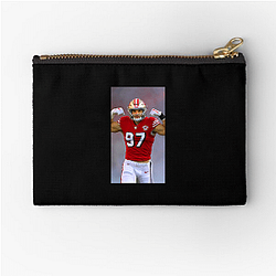 Nick Bosa is a professional footballer Nick Bosa Zipper Pouches