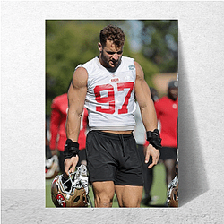 Nick Bosa was the second overall pick in 2019 Nick Bosa Posters
