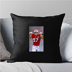 Nick Bosa is a professional footballer Nick Bosa Pillows Cover