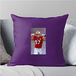 Nick Bosa is a professional footballer Nick Bosa Pillows Cover