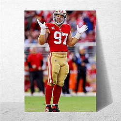 Nick Bosa won Defensive Rookie of the Year in 2019 Nick Bosa Posters