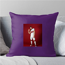 Nick Bosa's position is a defensive end Nick Bosa Pillows Cover