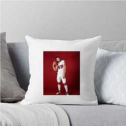 Nick Bosa's position is a defensive end Nick Bosa Pillows Cover