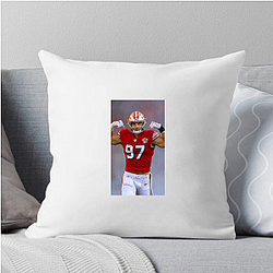 Nick Bosa is a professional footballer Nick Bosa Pillows Cover