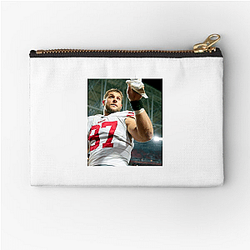 Nick Bosa plays American football in the NFL Nick Bosa Zipper Pouches