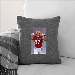 Nick Bosa is a professional footballer Nick Bosa Pillows Cover