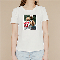 Nick Bosa plays American football in the NFL Nick Bosa T-Shirts