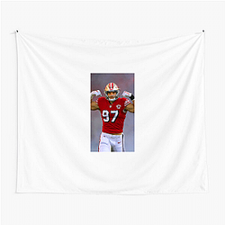 Nick Bosa is a professional footballer Nick Bosa Tapestries