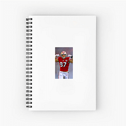 Nick Bosa is a professional footballer Nick Bosa Notebook