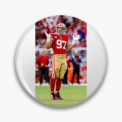 Nick Bosa won Defensive Rookie of the Year in 2019 Nick Bosa Pins