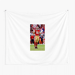 Nick Bosa won Defensive Rookie of the Year in 2019 Nick Bosa Tapestries