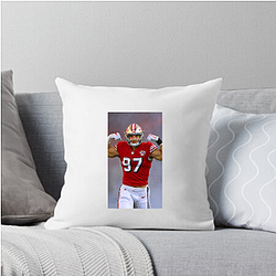 Nick Bosa is a professional footballer Nick Bosa Pillows Cover