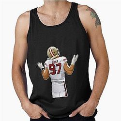Nick Bosa Sacking Sticker Tank Top
