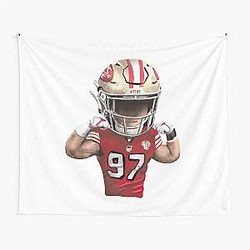 San Francisco 49ers Nick Bosa Tapestry
