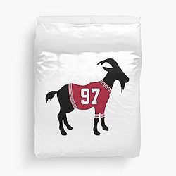 Nick Bosa Duvet Cover