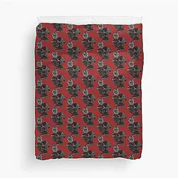 Neon Nick Bosa 97 Duvet Cover