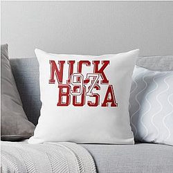 Nick Bosa Throw Pillow