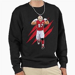 Nick Bosa Power 97 Claw Pullover Sweatshirt
