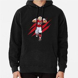 Nick Bosa Power Strength Claw Pullover Hoodie