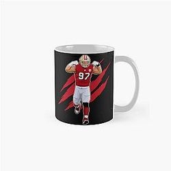 Nick Bosa Power Strength Claw Classic Mug