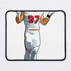 Nick Bosa Celebrates a Mouse Pad