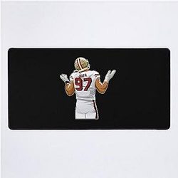 Nick Bosa Sacking Desk Mat