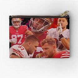 Nick Bosa Vintage Sports Retro Zipper Pouch