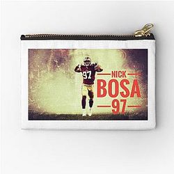 Nick Bosa Zipper Pouch