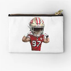 San Francisco 49ers Nick Bosa Zipper Pouch