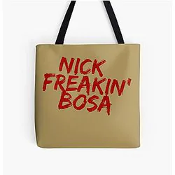 Nick Bosa, San Francisco 49ers, Nick Bosa All Over Print Tote Bag