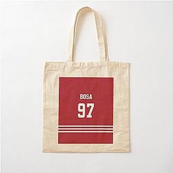 Nick Bosa Jersey Back Mask Phone Case iPhone Cover Cotton Tote Bag